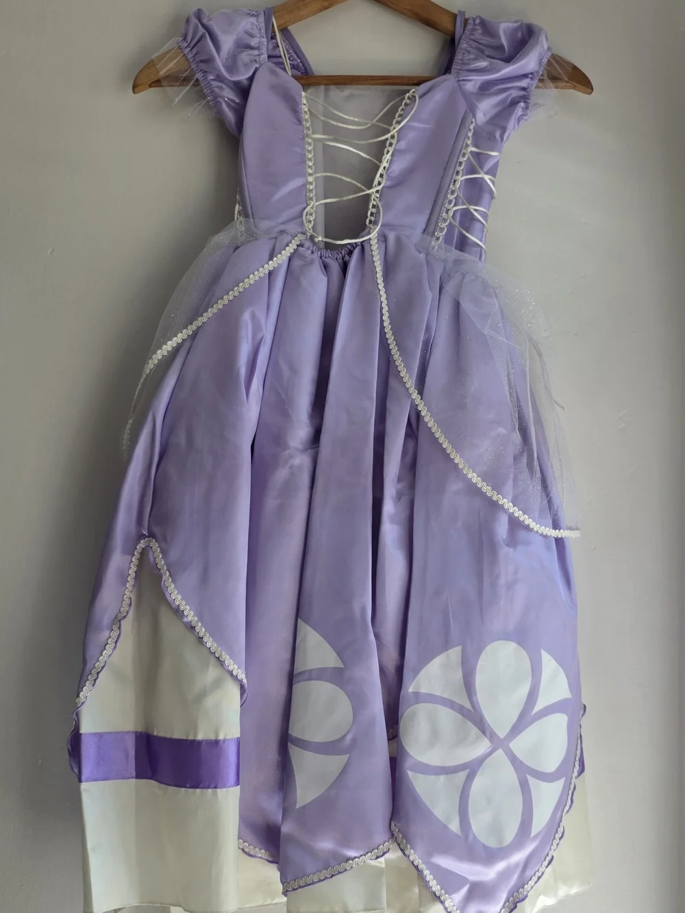 Alegria Lavender Princess Costume Dress with Pearl Trim NWT.